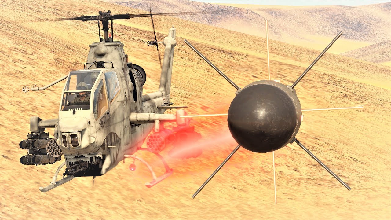 800mm Pen TOW-2 Missile Hits Hard || M1 Abrams, AH-1F & A-10 Warthog Close Air Support (War Thunder)