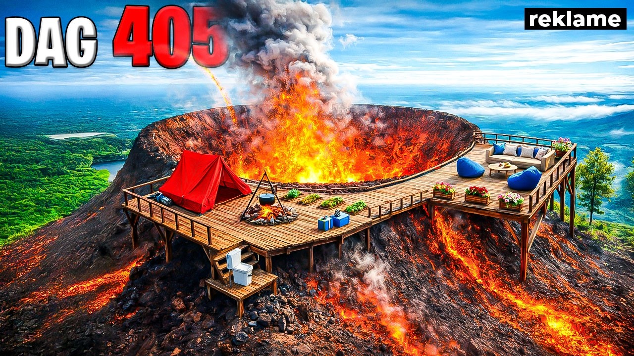 Byggede BASE på TOPPEN af VULKANEN i 99 Nights!