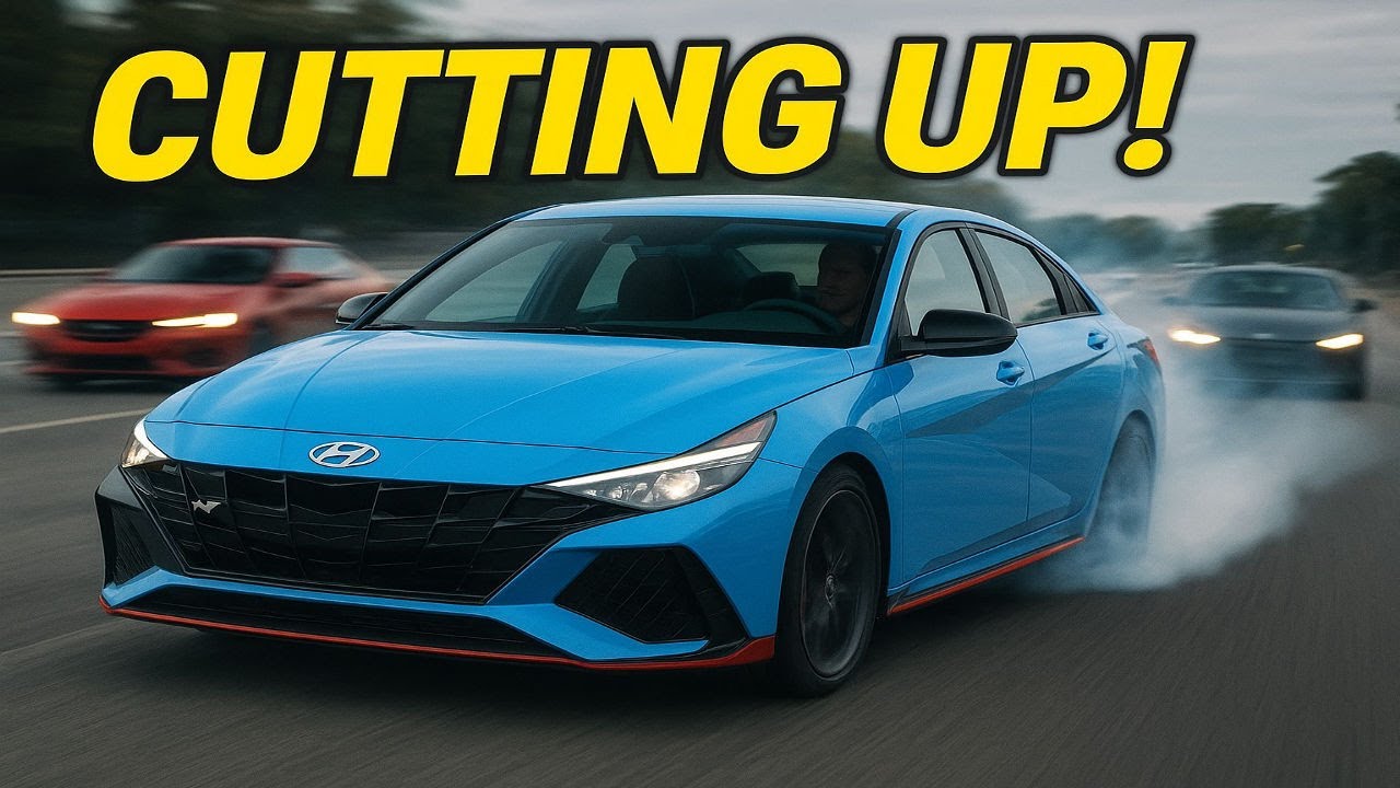 STRAIGHT PIPED 2025 ELANTRA N TERROIZING THE STREETS!!💨💨