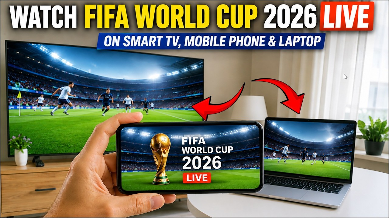 How to Watch FIFA World Cup 2026 Live on Mobile, PC & Smart TV (Official Method)