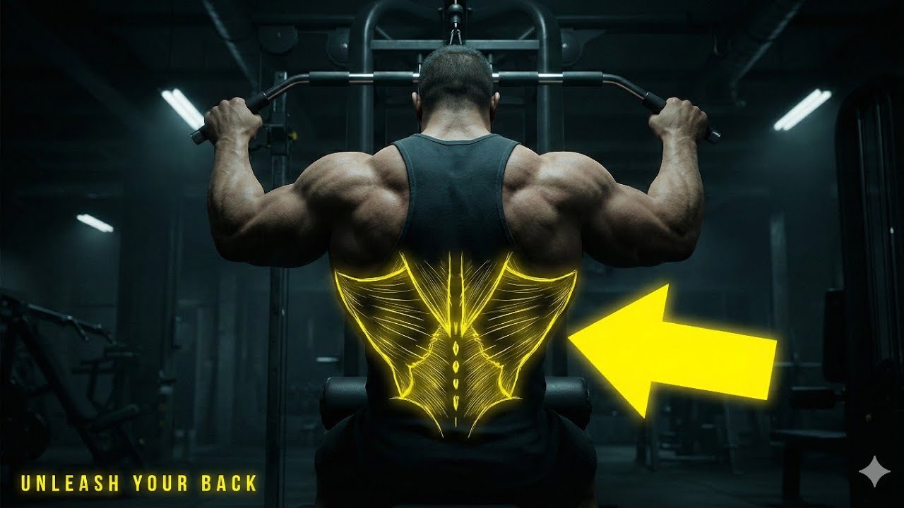 6 Best Exercises to Grow Lats Fastest | Wider Back Workout (Beginner to Advanced)