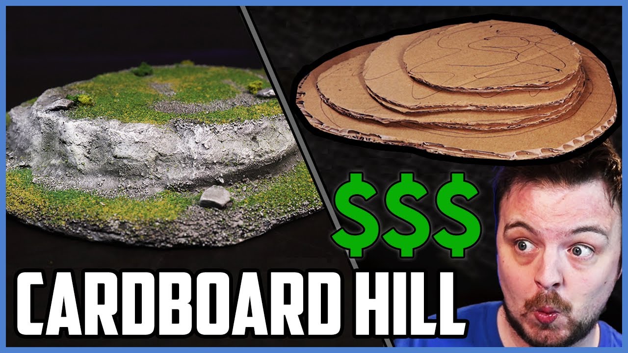 Самый дешевый Wargaming Hill — только картон — без XPS