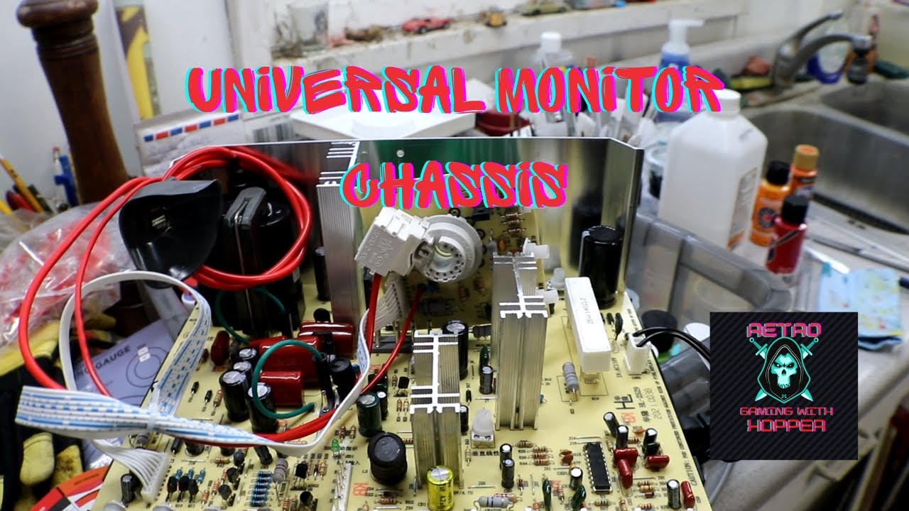 Installing A Universal Monitor Chassis In Our 1995 Sega Die Hard System STV Ep 2