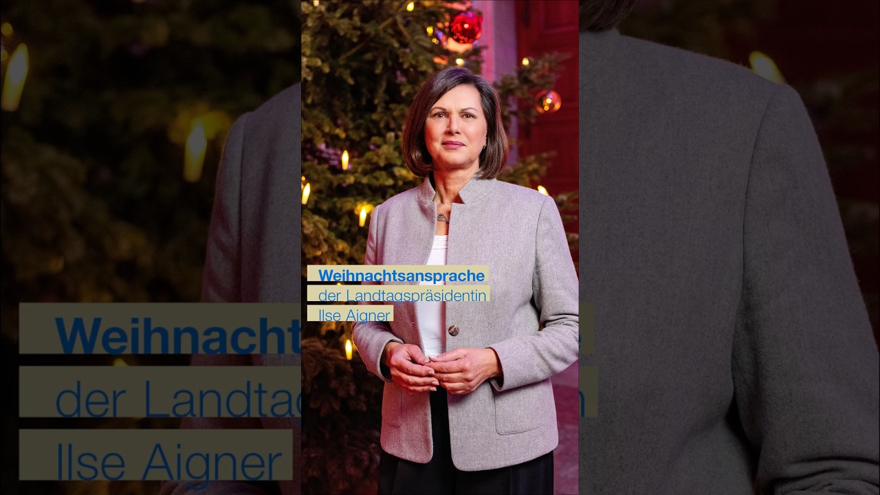 Weihnachtsansprache von Landtagspr&auml;sidentin Ilse Aigner