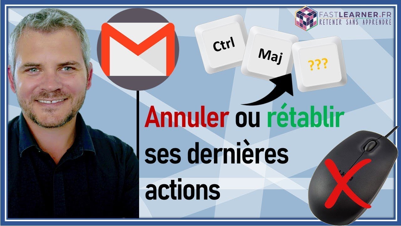 11/24 💥GMAIL💥 Comment ANNULER ou RÉTABLIR une action dans un mail