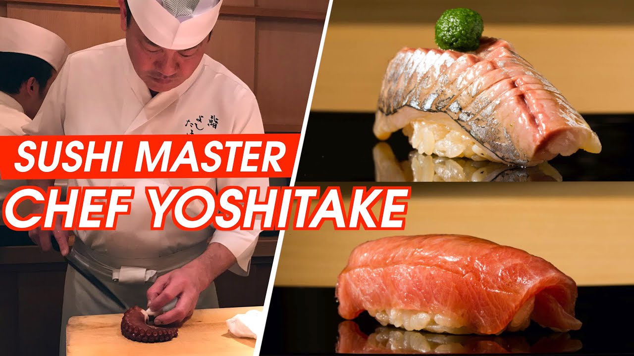 $300 OMAKASE AT SUSHI YOSHITAKE | Best Sushi in Japan | 3 Michelin Star Sushi Experience Ginza