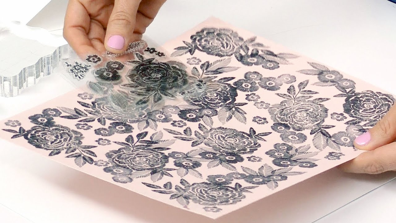 How to Create Pattern Paper with Stamps | Maggie Holmes