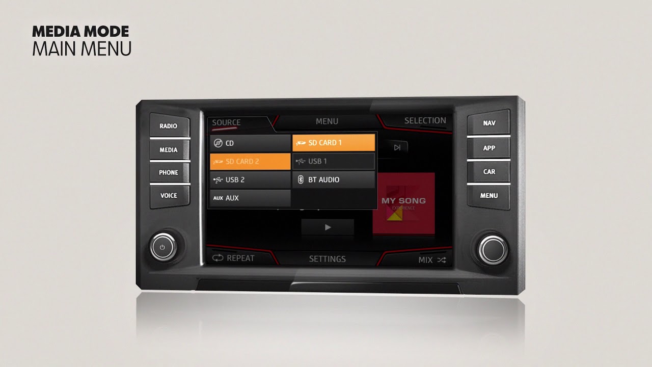Media Mode: Infotainment System Connections SEAT Ateca  2019 | SEAT