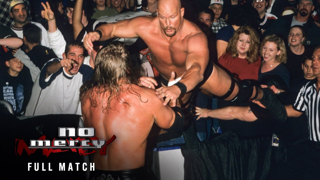 ПОЛНЫЙ МАТЧ: Triple H против «Ледяной Глыбы» Стива Остина | Матч за титул WWE без правил: No Merc...