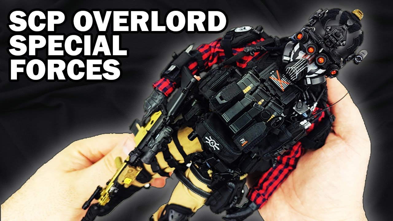 SCP Overlord special forces operator action figure by DamToys