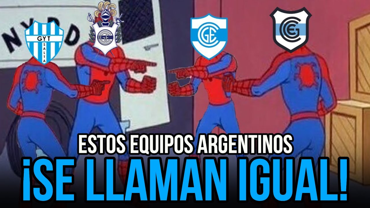 EQUIPOS ARGENTINOS QUE SE LLAMAN IGUAL QUE OTROS CLUBES ARGENTINOS
