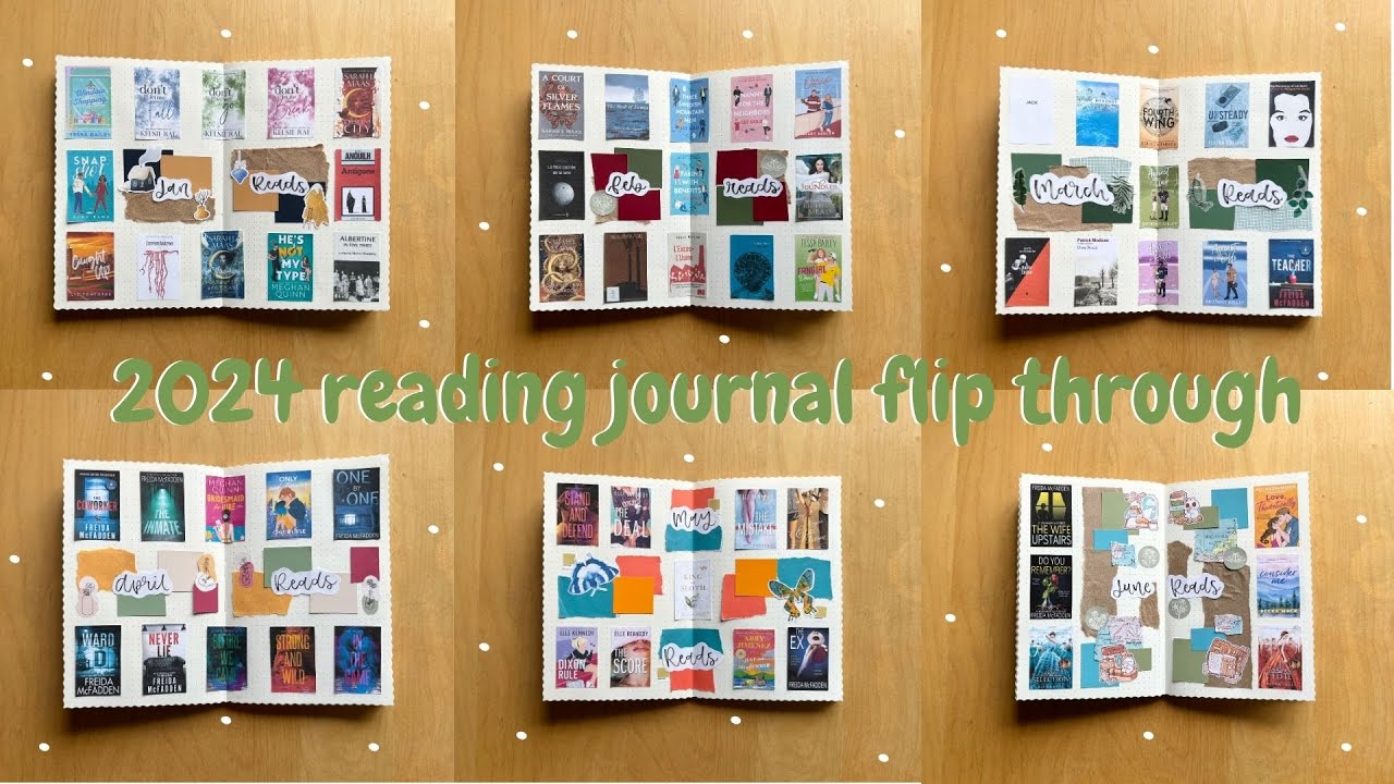 2024 mid year reading journal flip through!