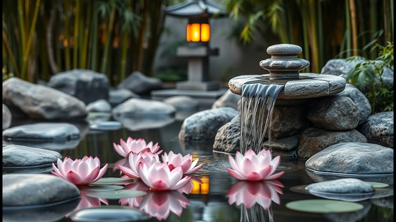 Relaxing Instrumental Music with Water Sounds & Bird Chirping | Deep Sleep & Stress Relief