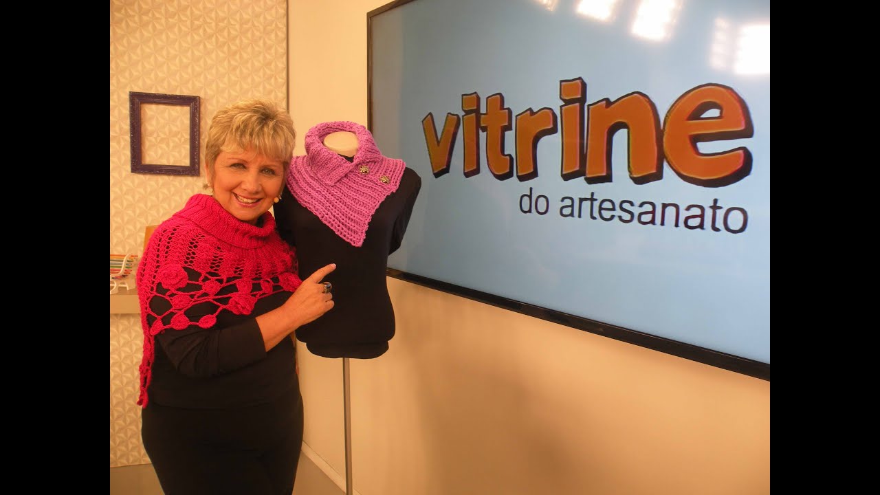 Gola de Tricô com Vitória Quintal | Vitrine do Artesanato na TV