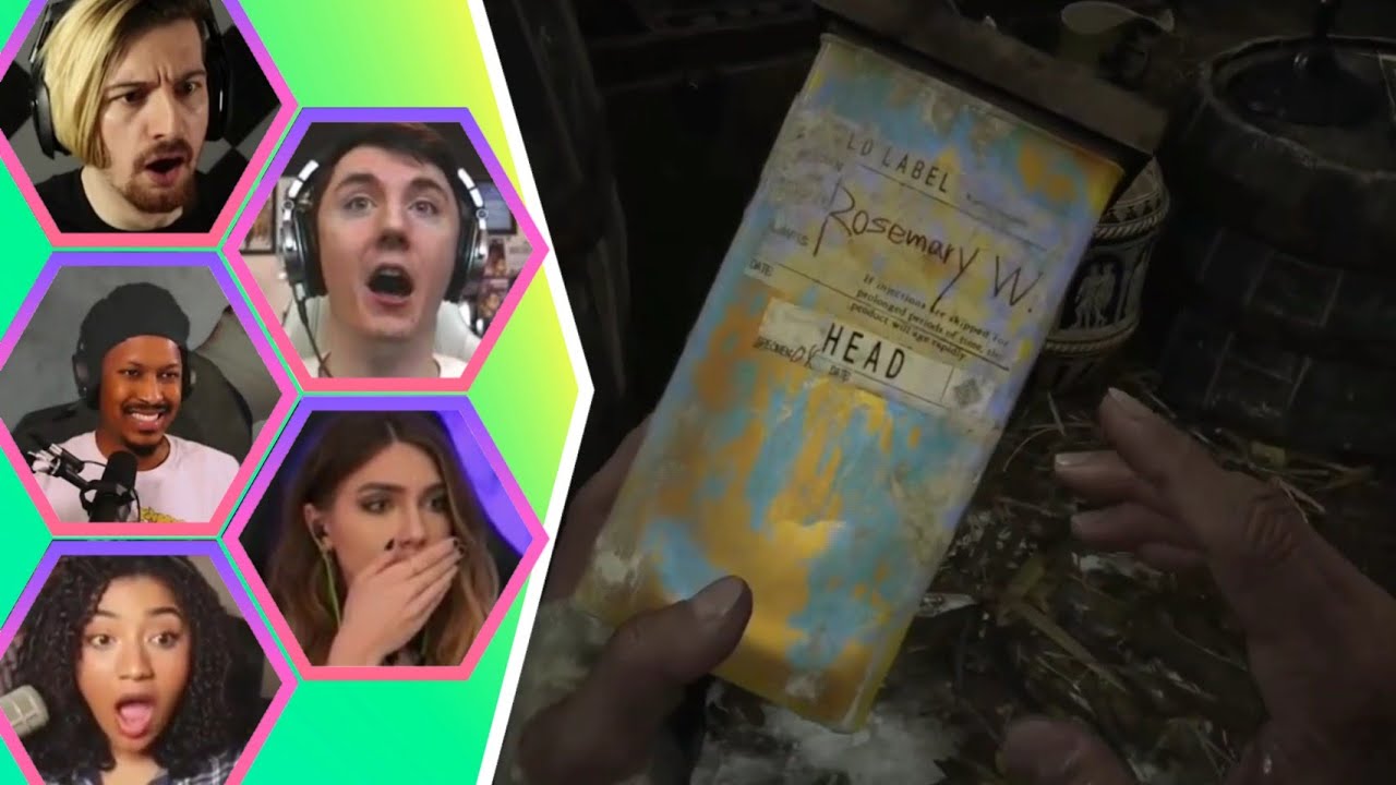 Gamers React to : Rose's Head [Resident Evil VIllage (8)]