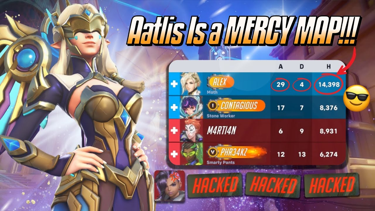 Aatlis Is a MERCY MAP!!! 😎 - Mercy Gameplay & Commentary - Overwatch 2 (Season 17)