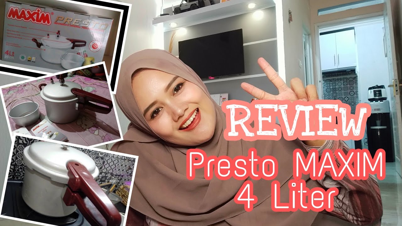 REVIEW PRESTO MAXIM 4 LITER LENGKAP dengan durasi waktu masak daging sapi dan kentang