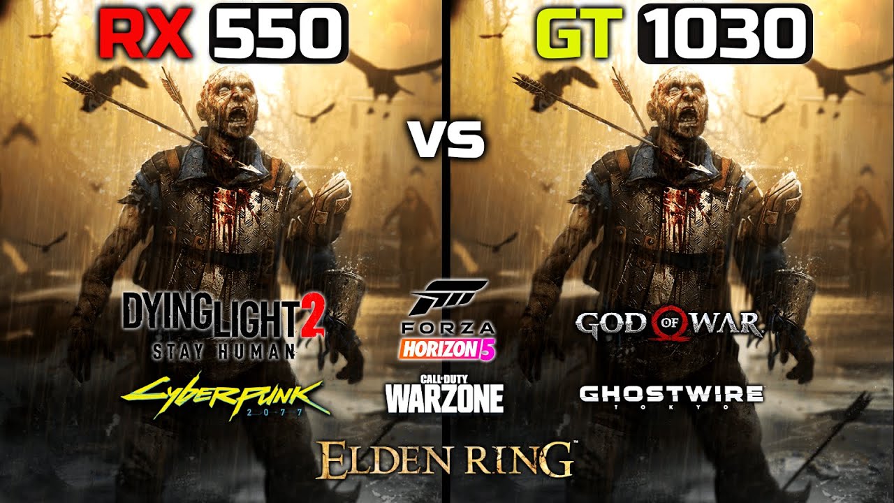 GT 1030 vs RX 550 | Test In New Games!