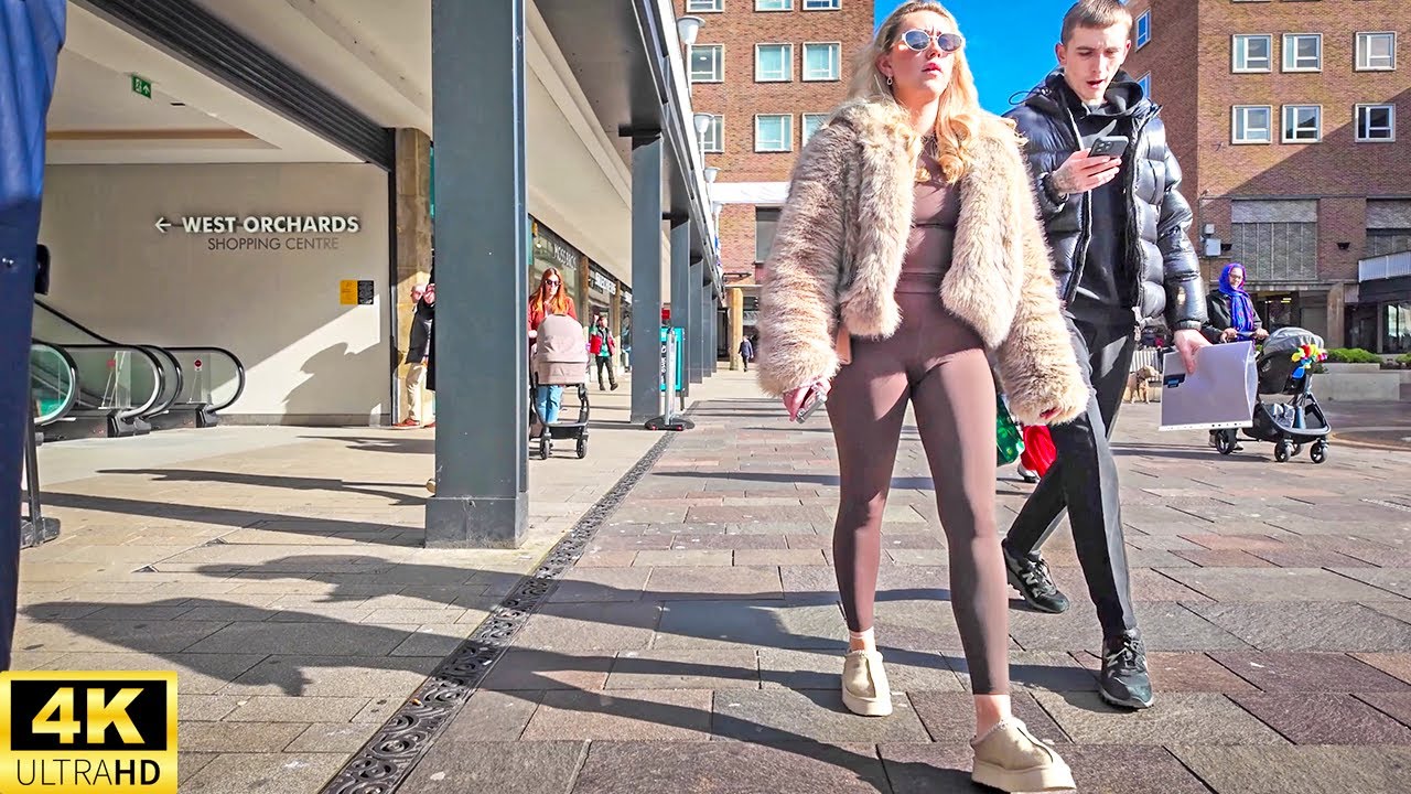 Quiet Spring Walk: Coventry City Centre in 4K | February 2025