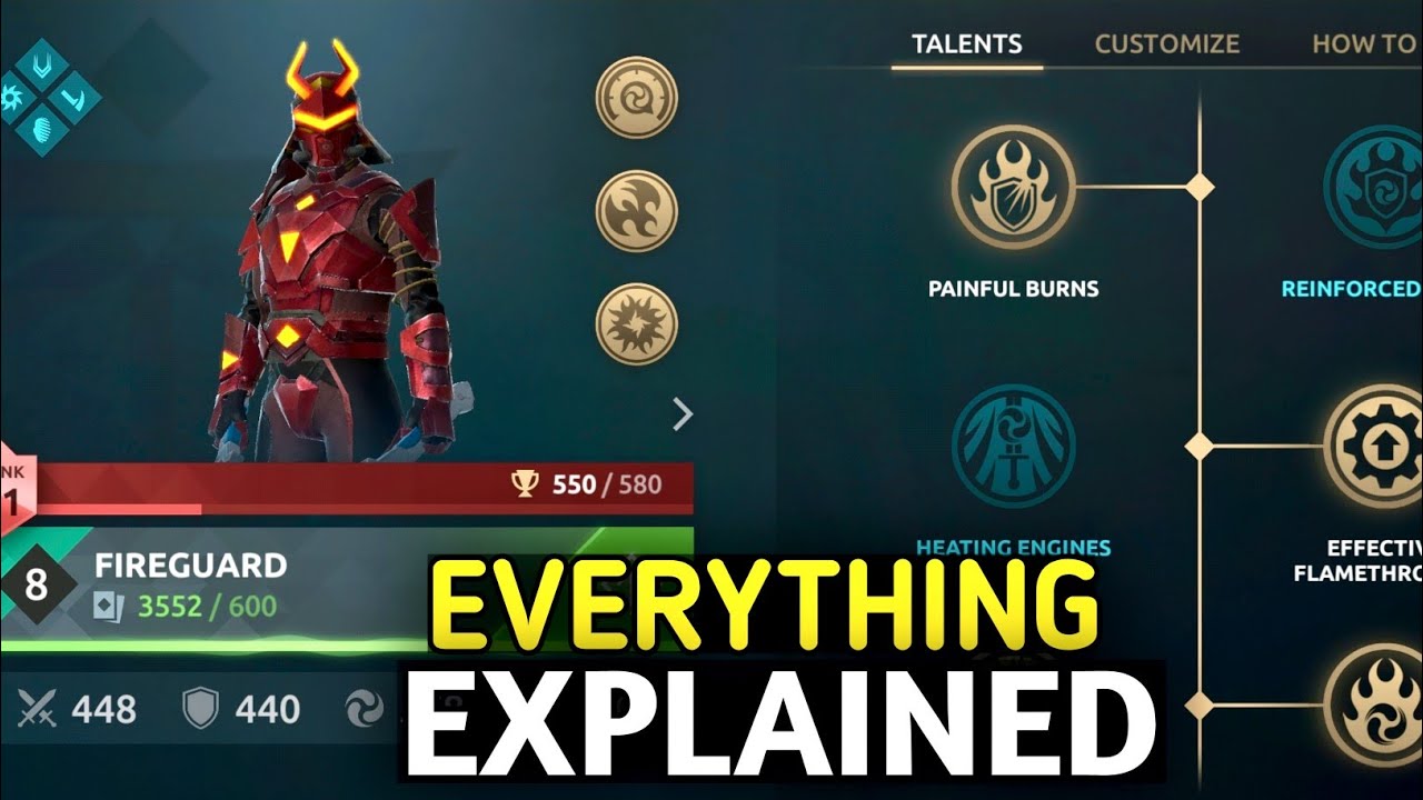 Fire Guard All Talents Explained 🔥 | Must-Know Tips & Tricks 🤯 | Shadow Fight Arena 4