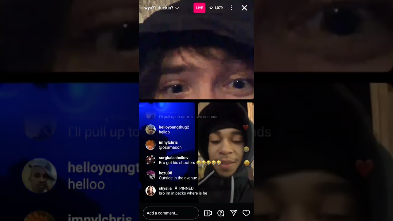 phreshboyswag osamason beef ig live