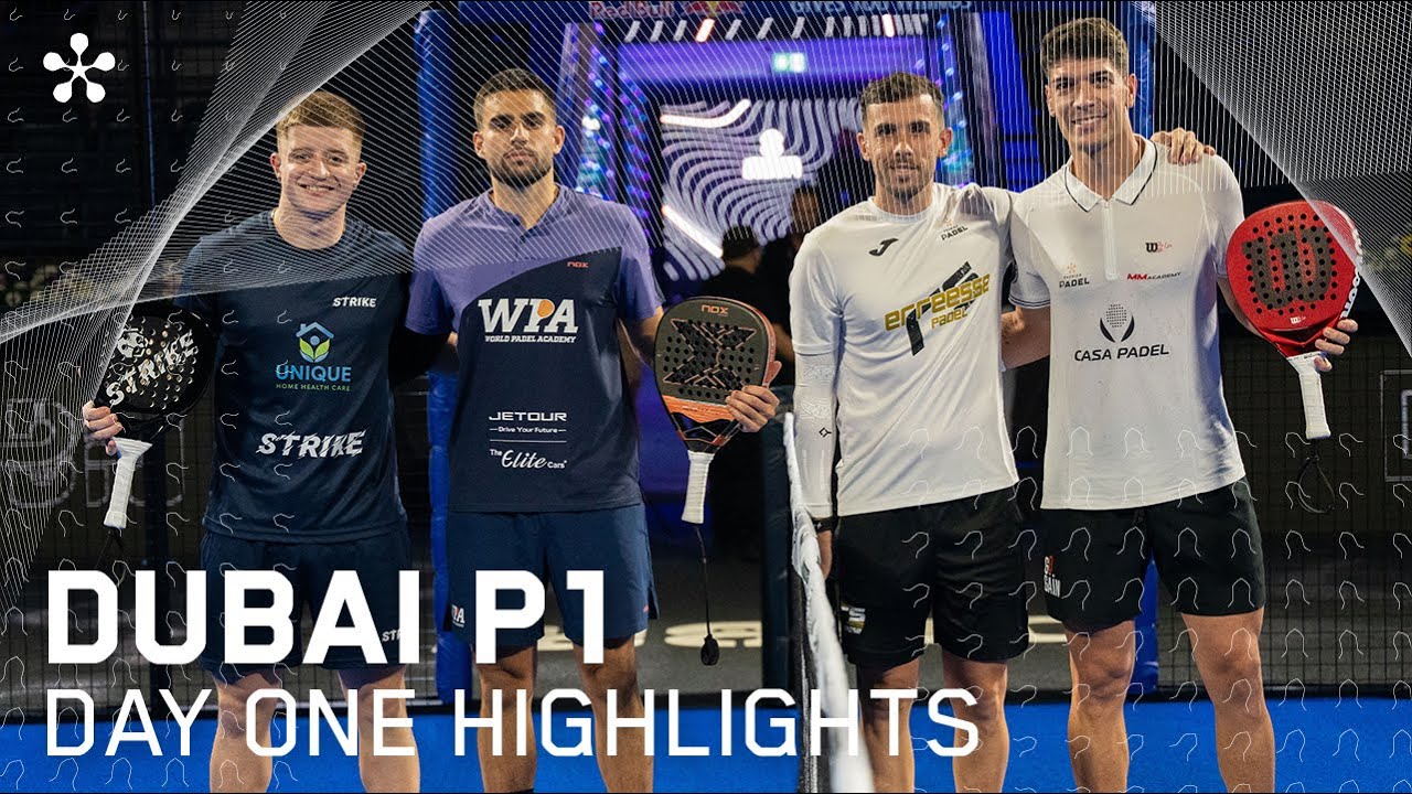 Dubai Premier Padel P1: Highlights day 1 (men)