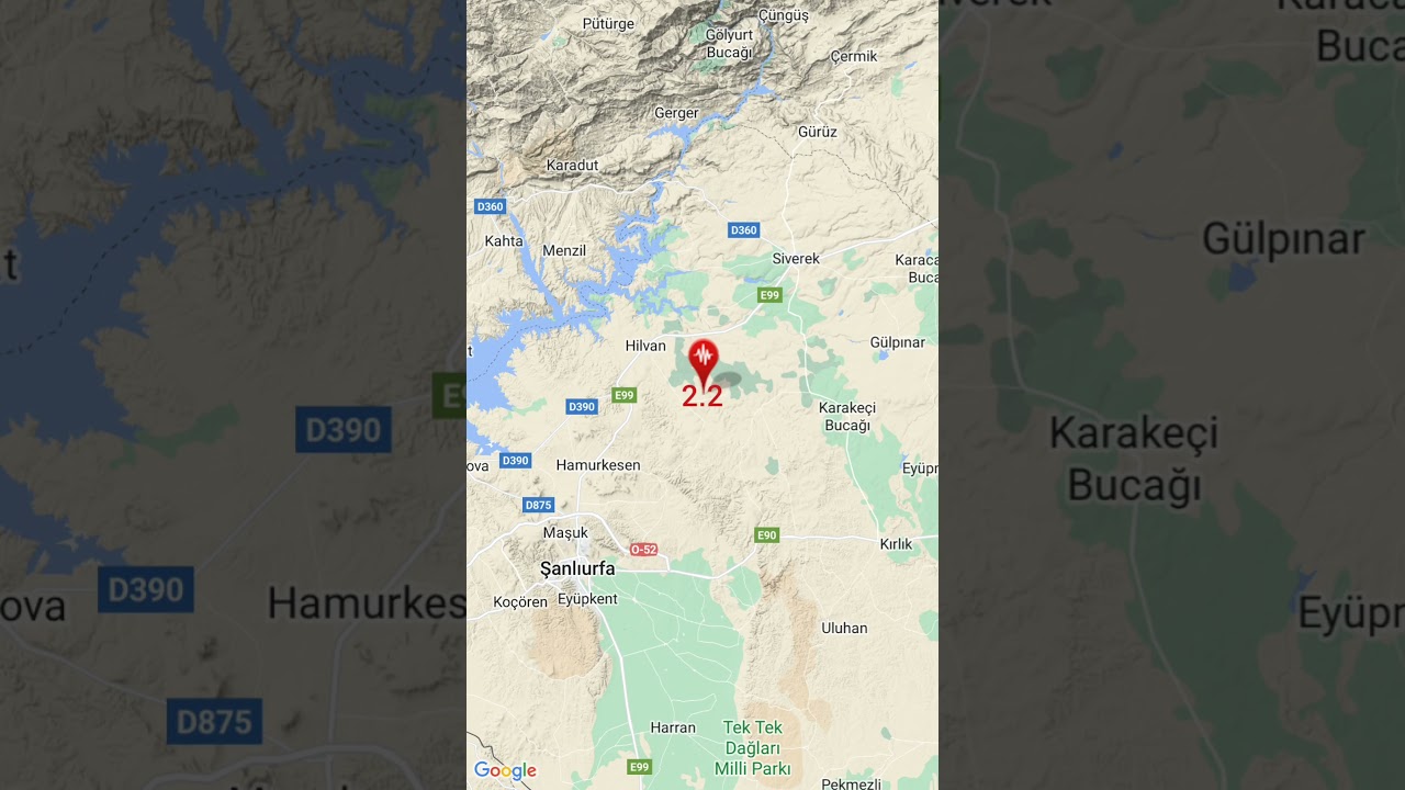 2.2 Şanlıurfa Hilvan  10.09.2024 23:03:12  T7.08km (Deprem Bilgi Sistemi)