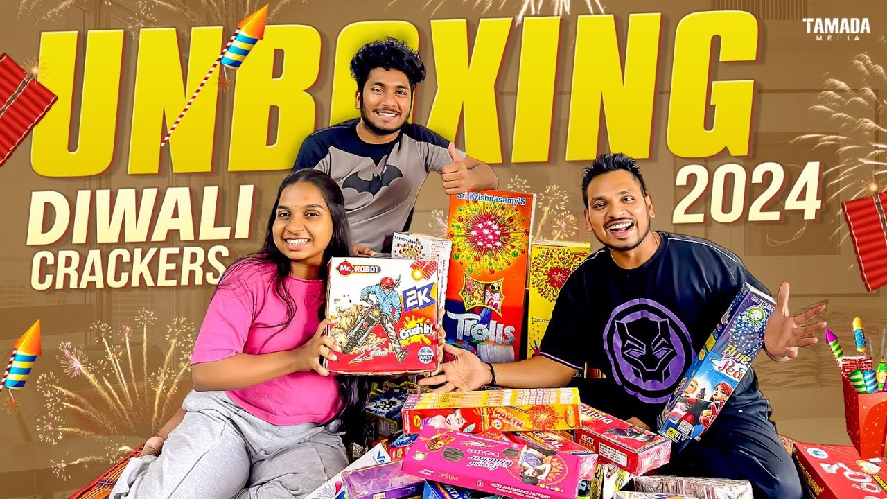 Unboxing Diwali Crackers 2024 || Diwali Special || Akhil Jackson Vlogs