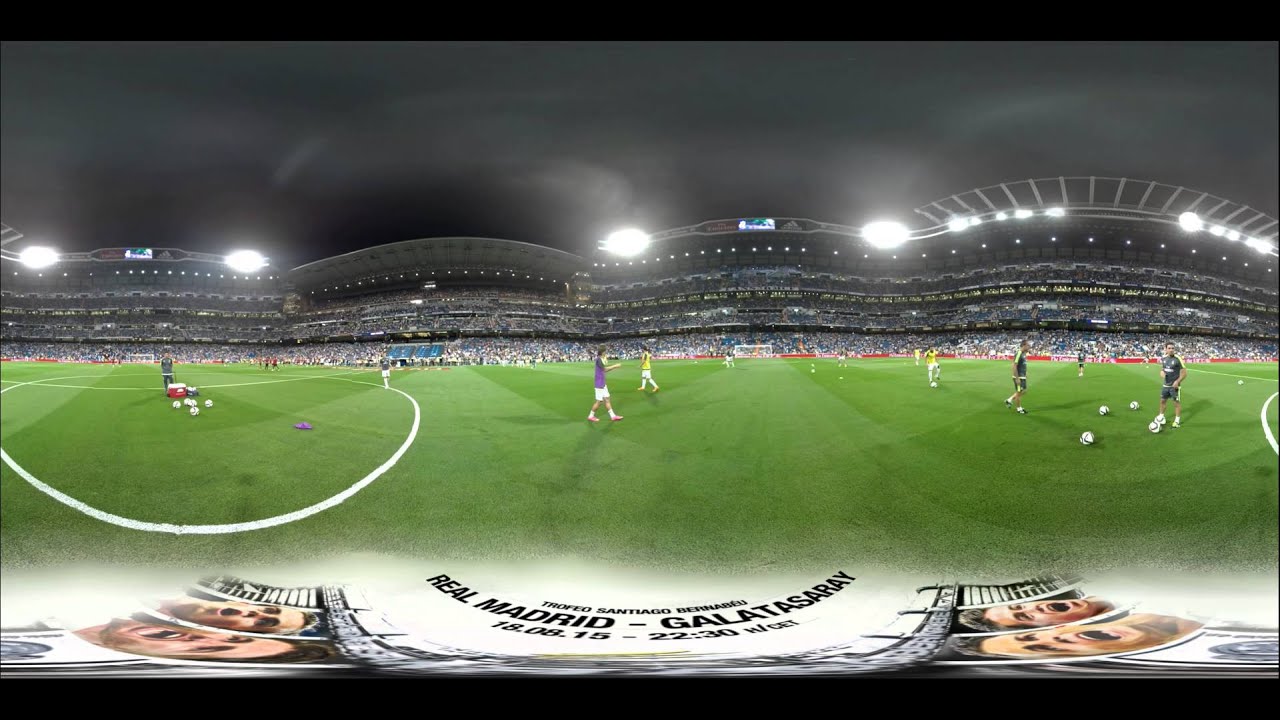 Real Madrid 360&ordm; Experience: Santiago Bernab&eacute;u Trophy pre-game warm up / Calentamiento del Trofeo SB