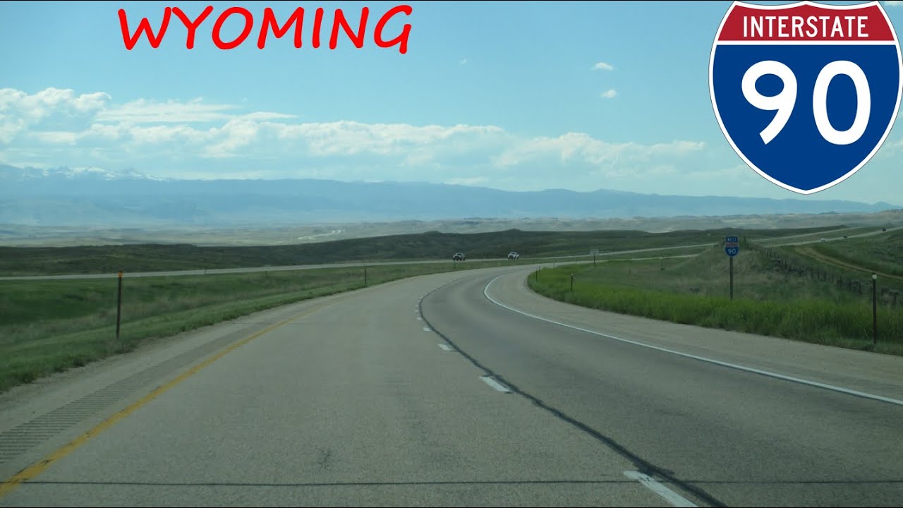 Interstate 90 - Wyoming westbound [FULL LENGTH VIDEO]