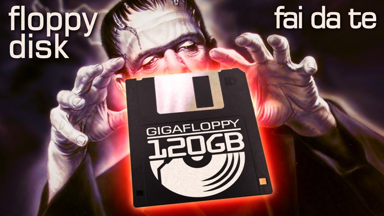 GigaFloppy 💾 Floppy Disk da 120GB Fai Da Te