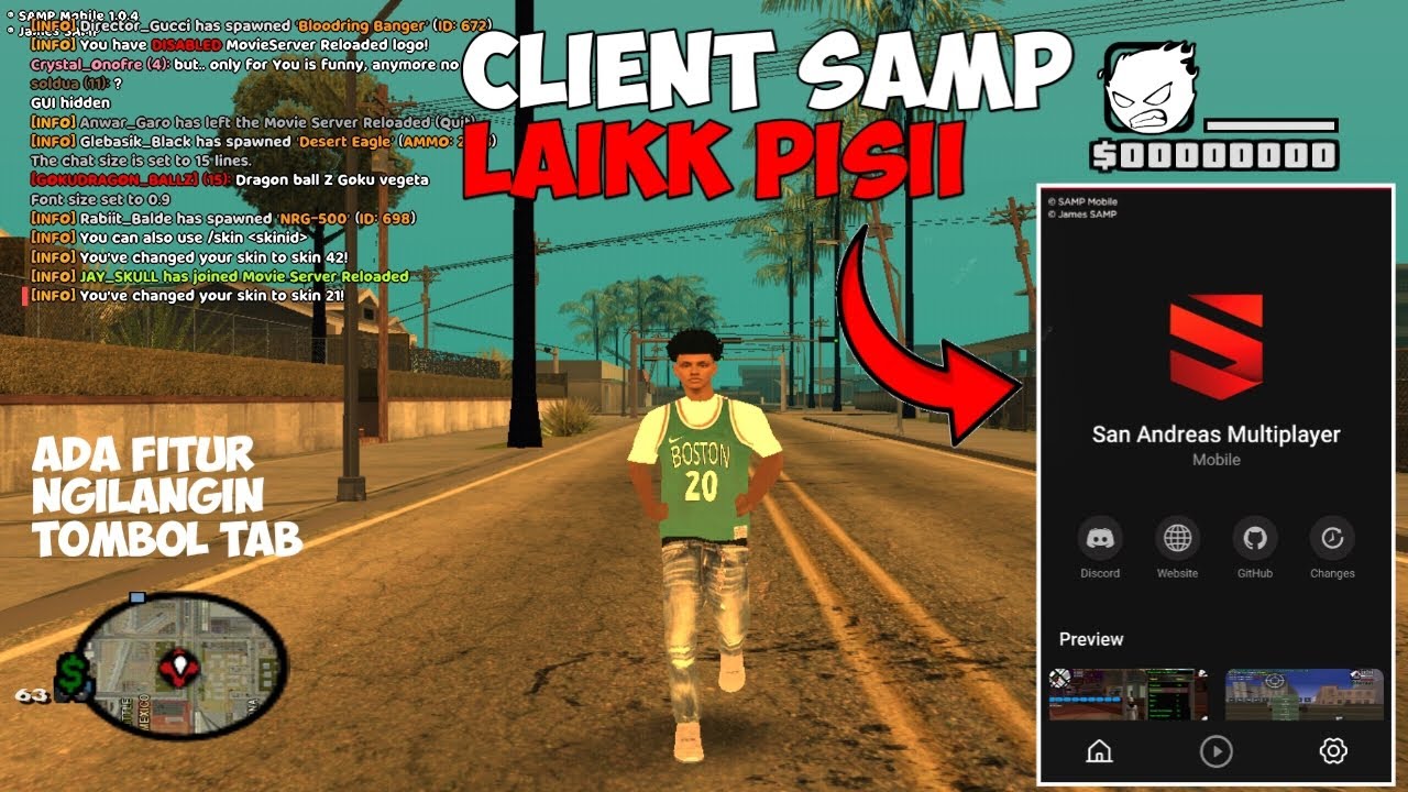 [SHARE] CLIENT SAMP MOBILE V1.0.4 BY JAMES SAMP PALING STABIL | APAKAH SUPPORT ANDROID 15?