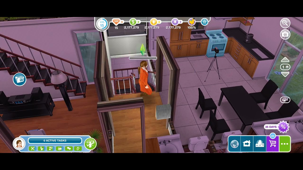 The Sims Freeplay DIY Homes: Peaceful Patio's Quest Completed