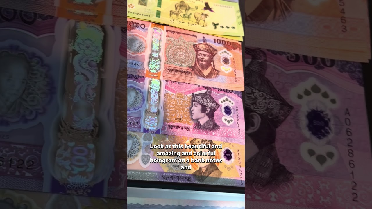 New Polymer Banknotes Bhutan (2025) 