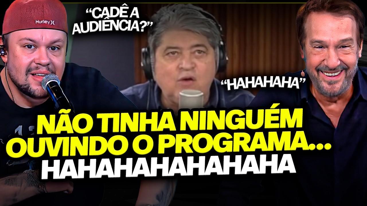 VAMOS RIR! P&Acirc;NICO REAGE AO DATENA RECLAMANDO DA AUDI&Ecirc;NCIA DO SEU PROGRAMA