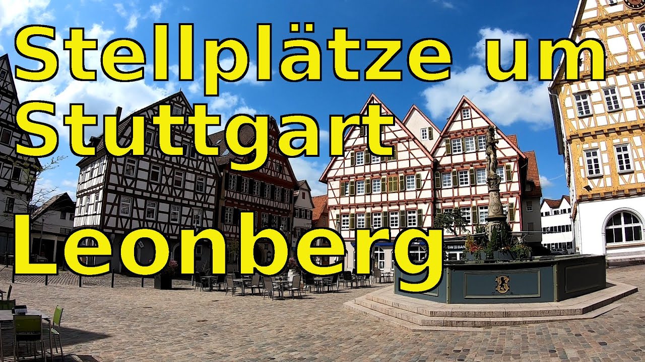 Stellpl&auml;tze um Stuttgart - Teil 1 Leonberg mit sch&ouml;ner Altstadt. Etappen-Platz