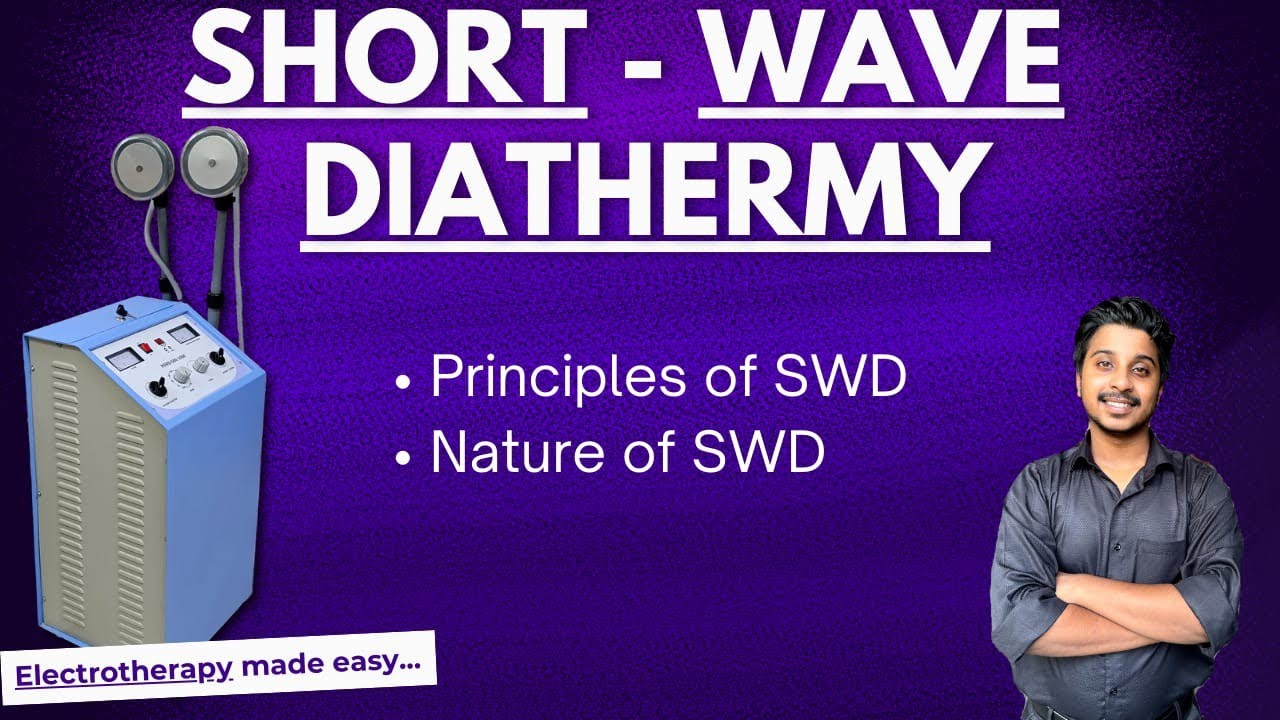 short wave diathermy part-1 |  principles of swd | Nature of swd | Electrotherapy | physiotherapy |