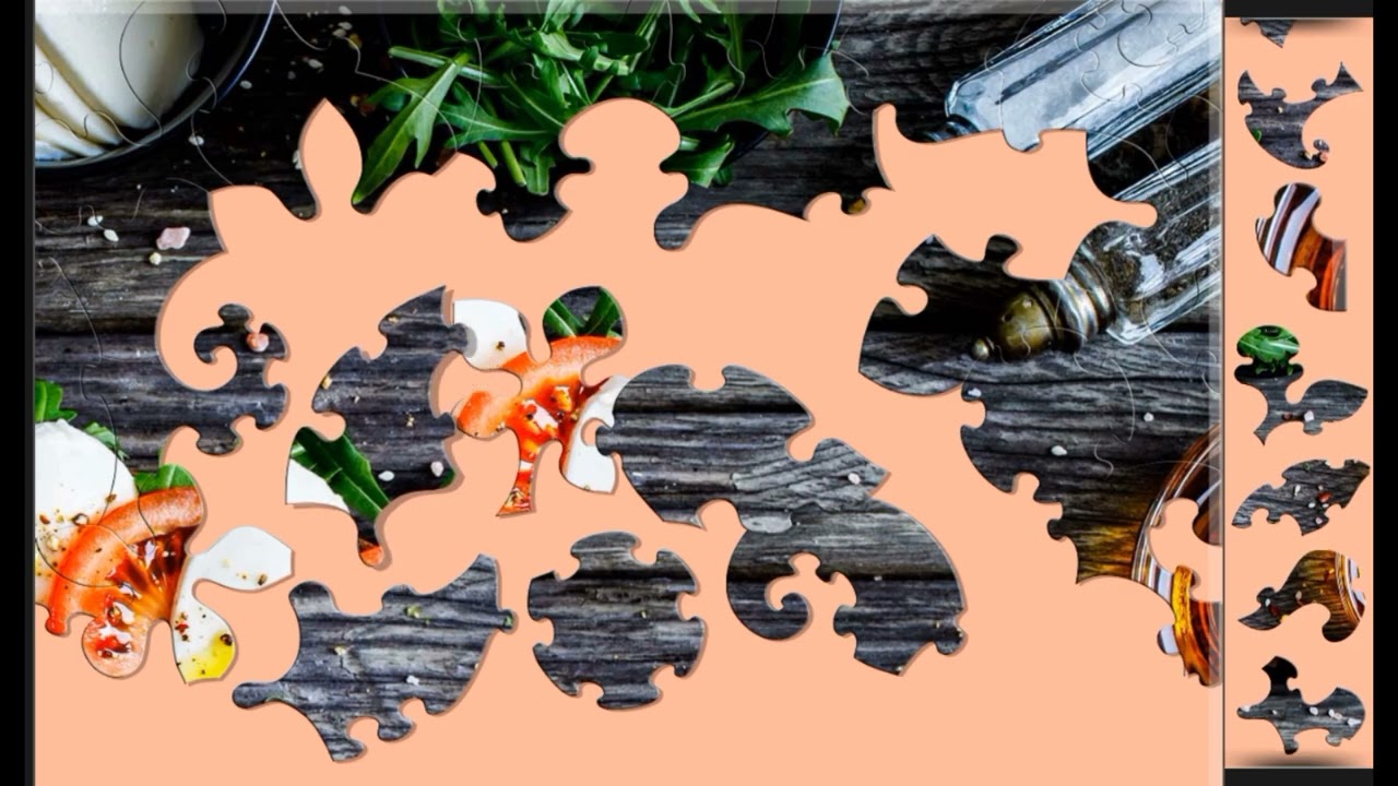 Caprese Sandwich🥪🥪 jigsaw puzzle🧩🧩 \\ @funpuzzle1122 