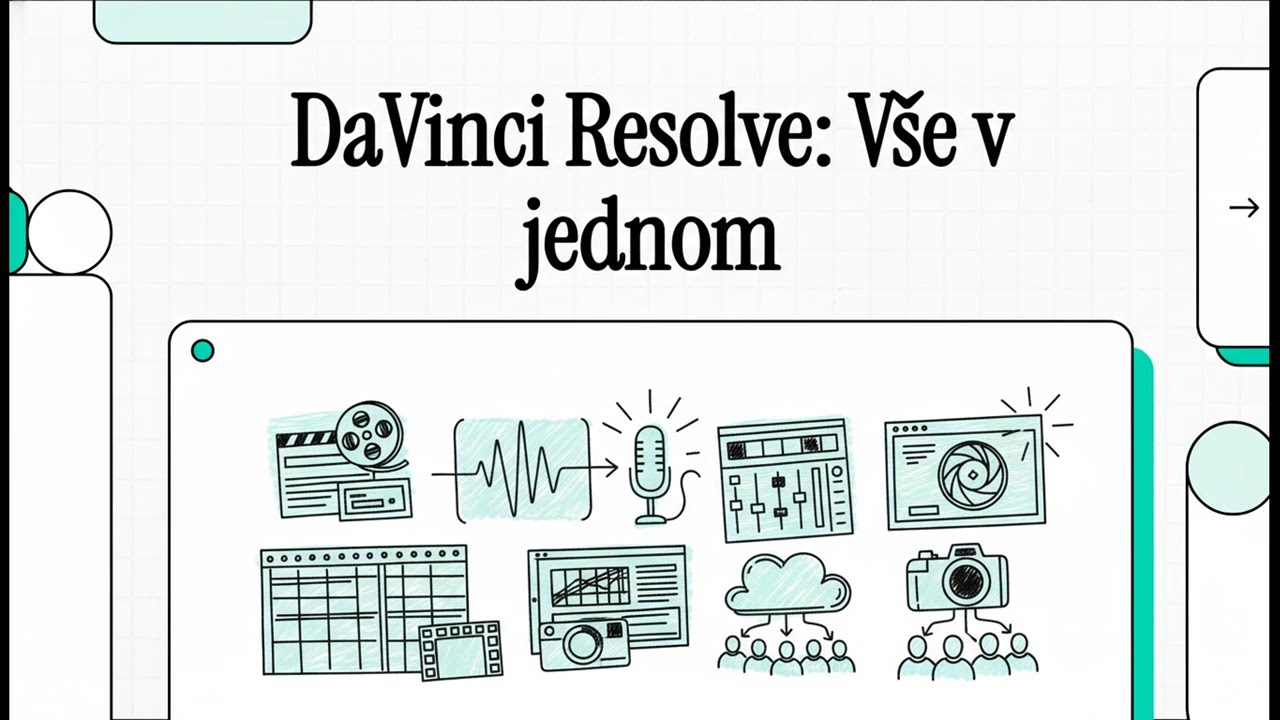 DaVinci Resolve Studio - vše v jednom #davinciresolve #postproduction #resolvestudio