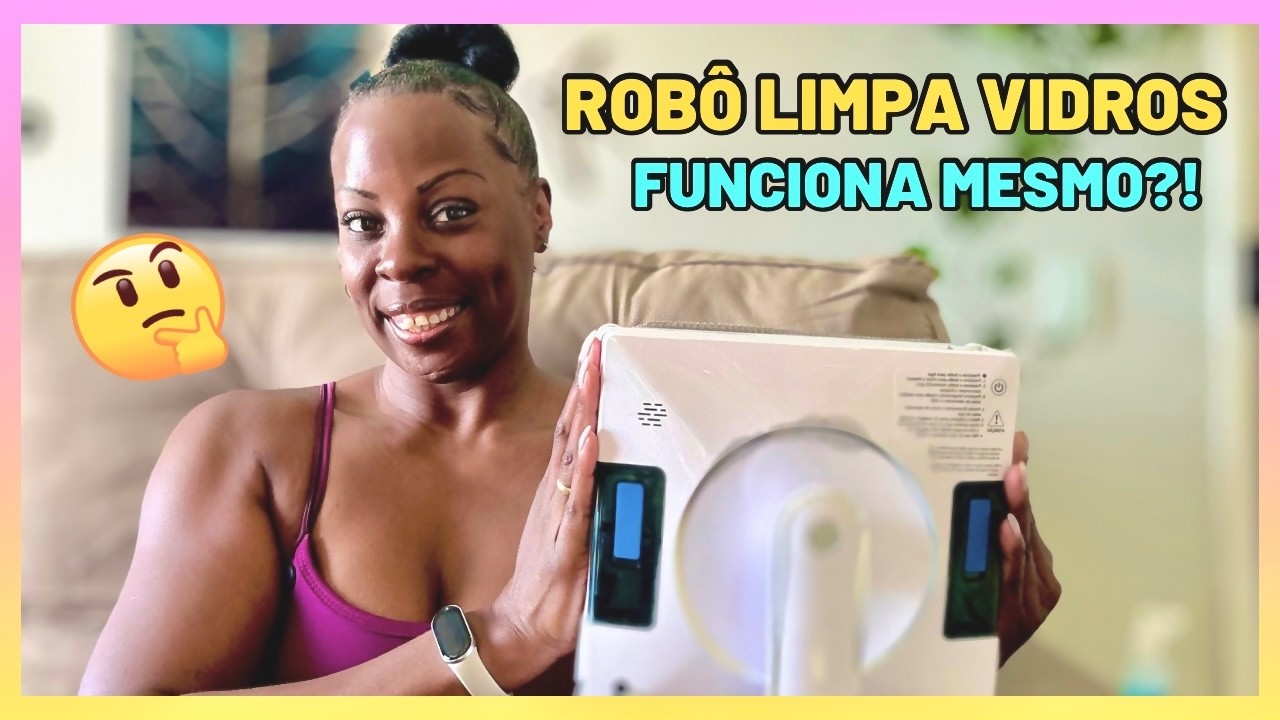 ROBÔ LIMPA VIDROS | TESTEI O YW509 LILIN/LIECTROUX O JEITO FAVILDE LIMPAR VIDROS E EAPELHOS