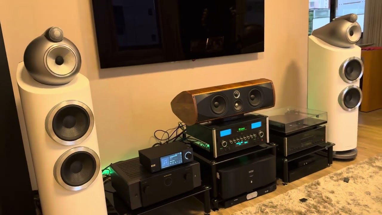 My new speaker 803 Diamond 3 Satin White - Firsts Listening.