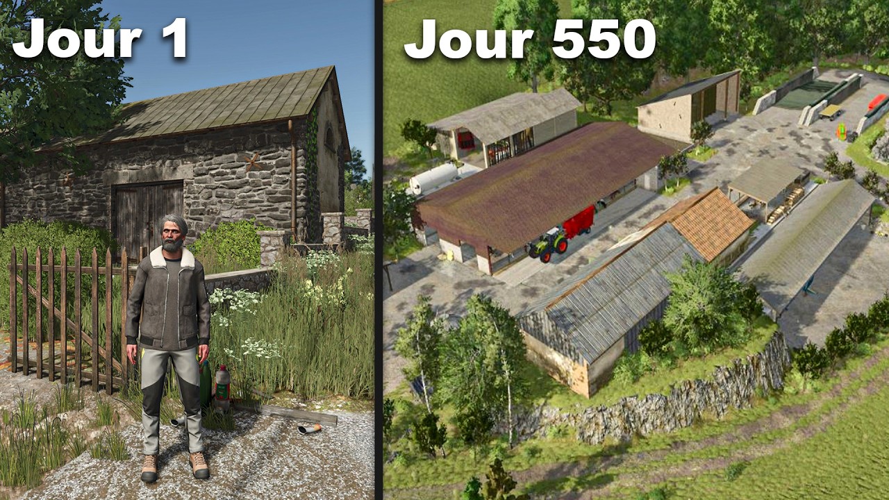 J'ai Restaur&eacute; la Ferme Oubli&eacute;e de mon Grand-P&egrave;re pendant 550 Jours avec 0&euro;