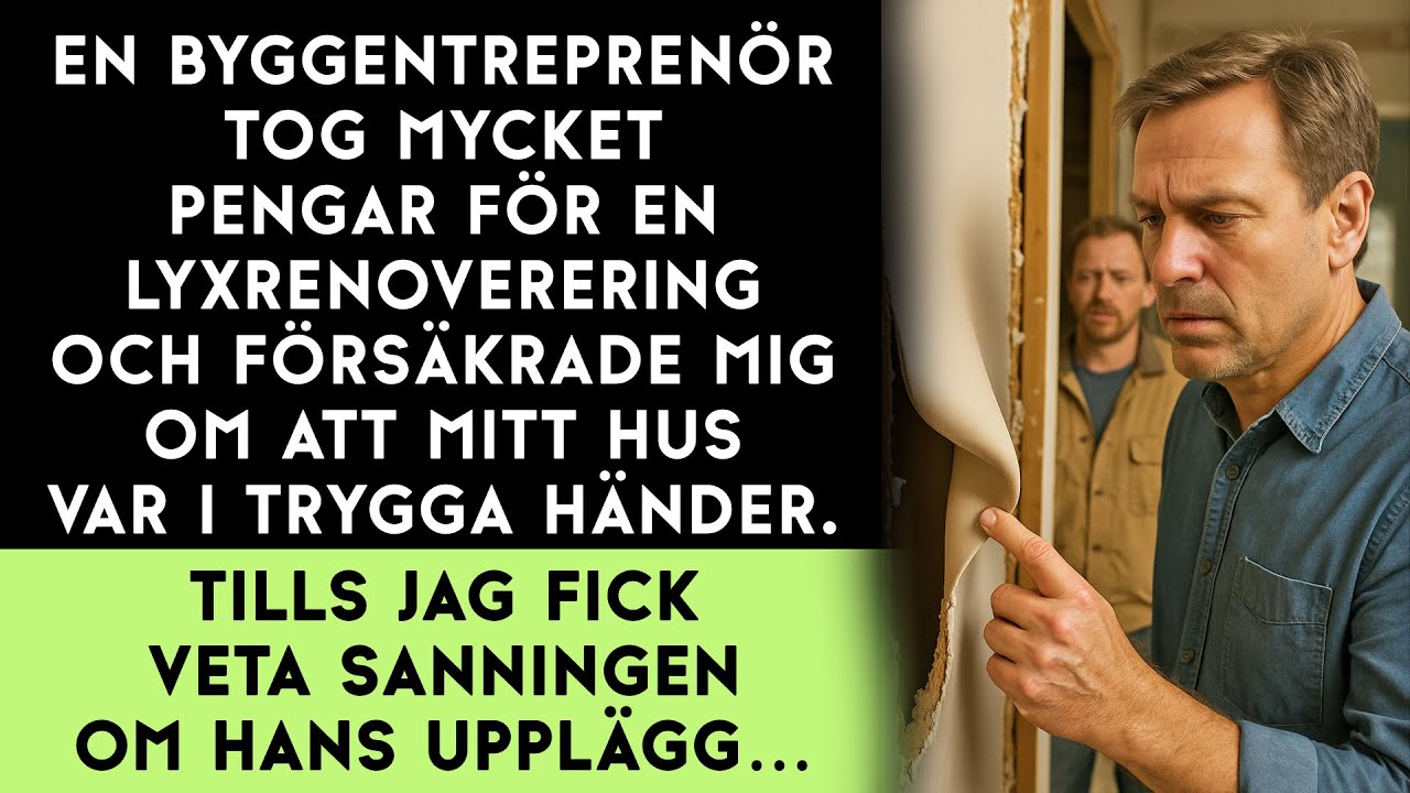 Entreprenören lovade att göra en “drömrenovering”… och anade inte att jag skulle avslöja hans bluff