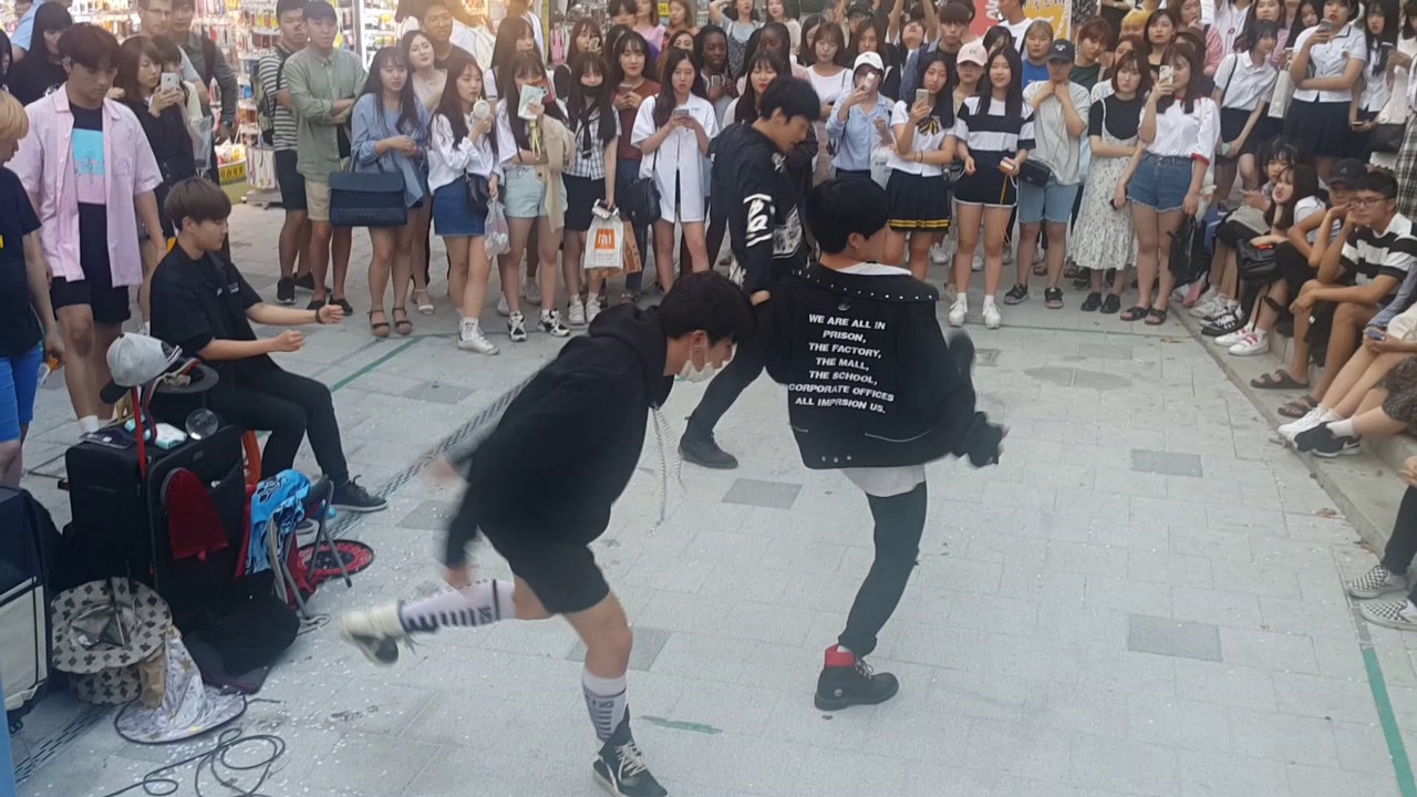 [디오비 DOB] 박재범 ☆몸매 (Mommae)☆ 커버안무 홍대댄스버스킹 20170621수 [Korean Hongdae Kpop Street Dance Busking]
