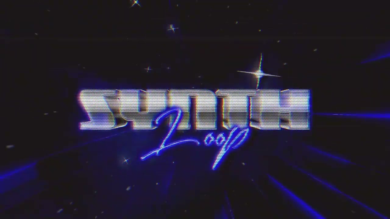 80s animation intro Synthwave