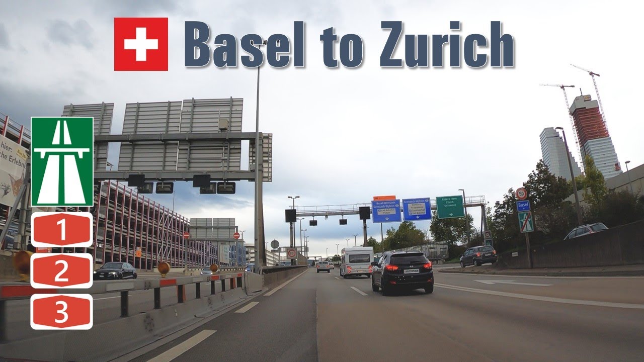 From Basel to Zurich - Driving in Switzerland 🇨🇭