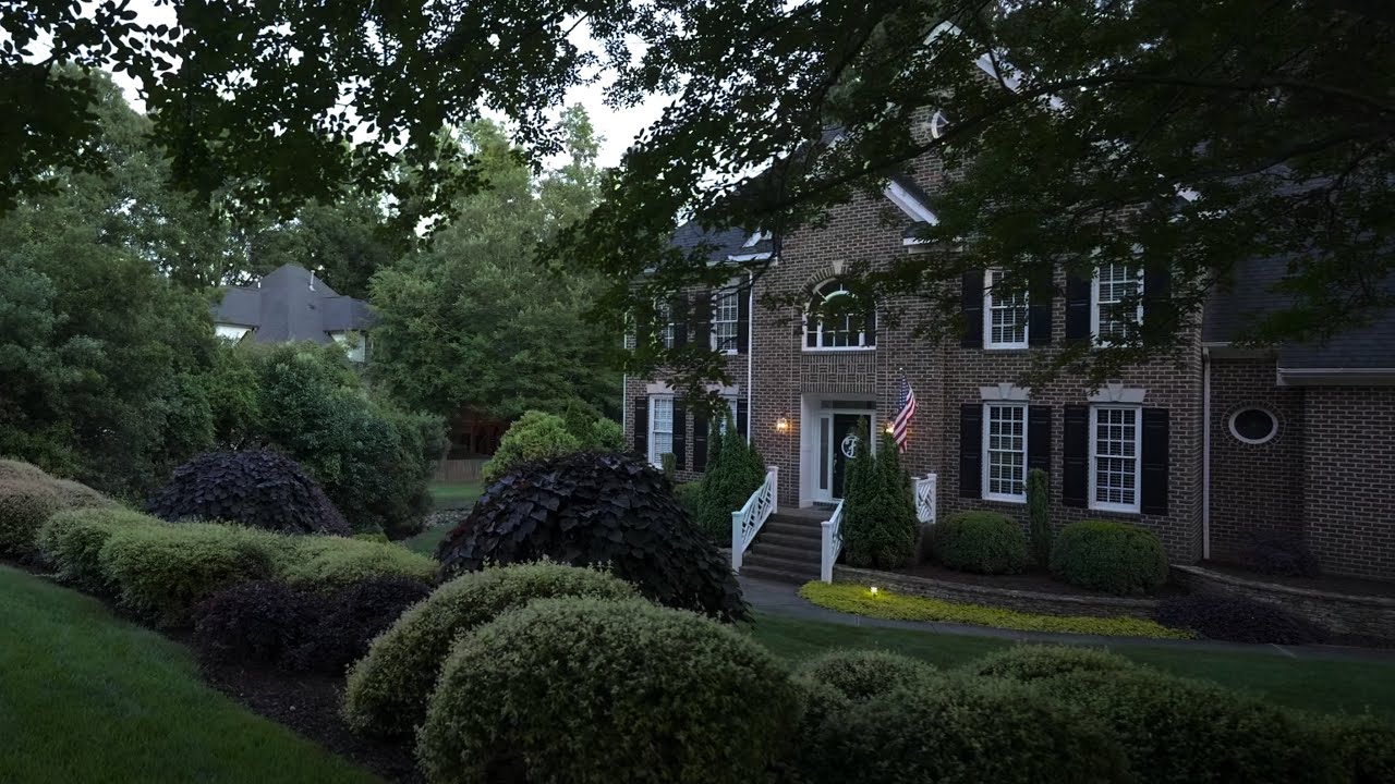 American Neighborhood Walk at Sunset with Fireflies | Nature Sounds for Sleep and Study