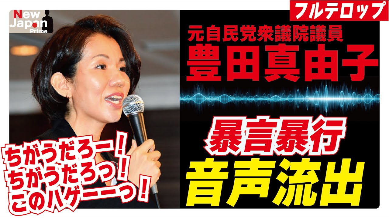 【衝撃の2分間】#豊田真由子 暴言暴行の音声流出