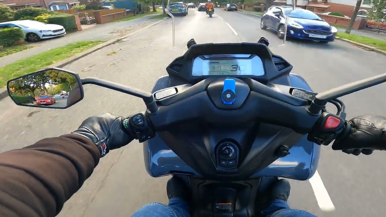 Yamaha Tricity 300. Моя первая поездка по автостраде. На мотоцикле.