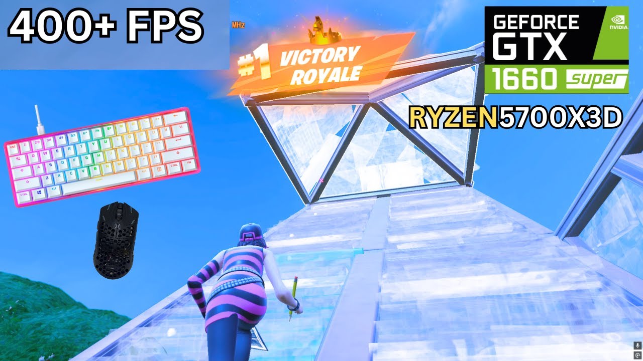 GTX 1660 Super Ryzen 5700X3D Fortnite